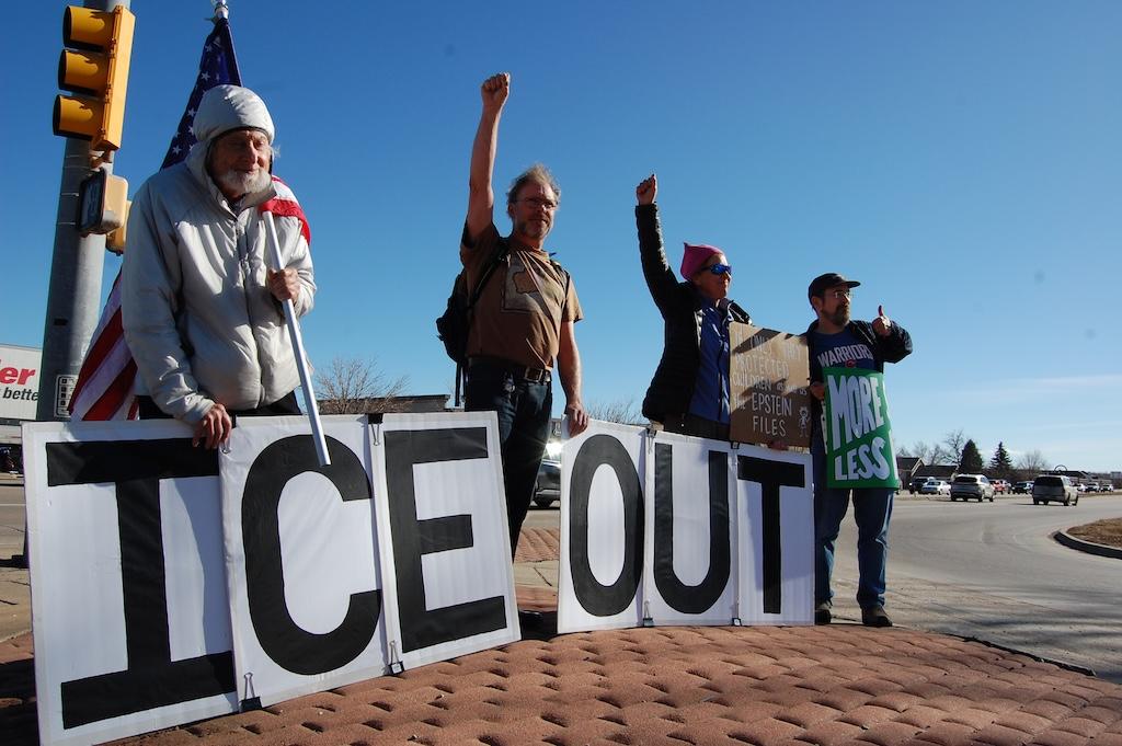 ICE Out Protest.