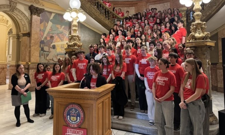 Students speak at capitol to fight against “ghost guns”